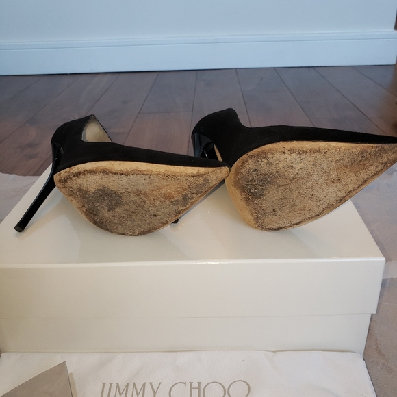 Jimmy Choo Anouk Suede Pumps in Black 36 - Picture 11 of 15